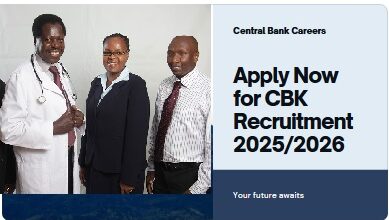 Central Bank of Kenya (CBK) Recruitment 2025/2026: Application Portal & Guidelines