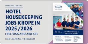 Hotel Housekeeping Jobs in Europe with Free Visa and Ticket 2025/2026 – How to Apply