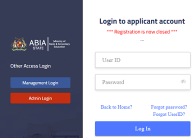 Abia State Primary School Teachers Recruitment Portal for 2025/2026