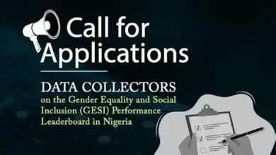 WEP: Call for Data Collectors (Nationwide) – GESI Performance Leaderboard