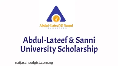 Abdul-Lateef & Sanni Foundation Scholarship 2025/2026