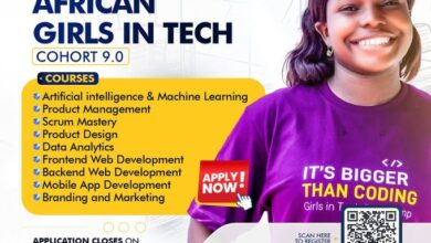 Fully Funded African Girls in Tech – Cohort 9.0