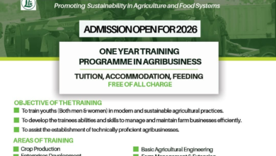 Call for Applications for the 2026 Leventis Foundation Agricultural Training Programme