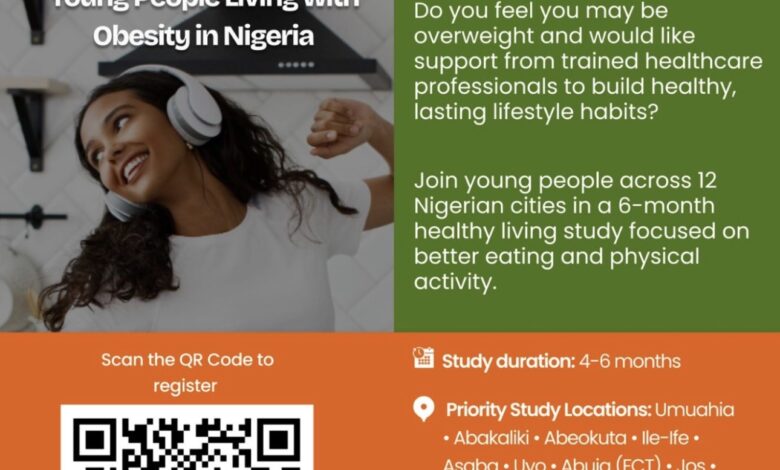 Participation Opportunity: Healthy Living Study (Nigeria)