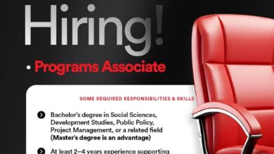 Job Opportunity: Programs Associate – Connected Development (CODE)