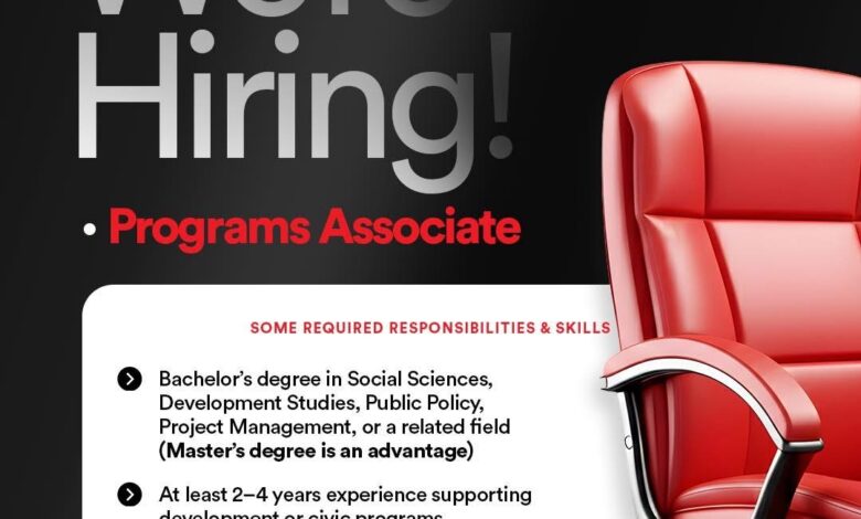 Job Opportunity: Programs Associate – Connected Development (CODE)